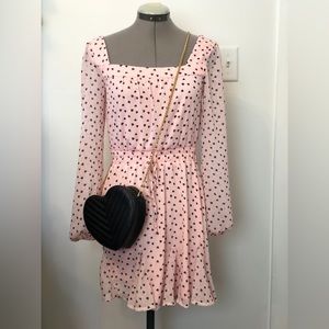 NWT Francesca’s Mi Ami Heart Dress